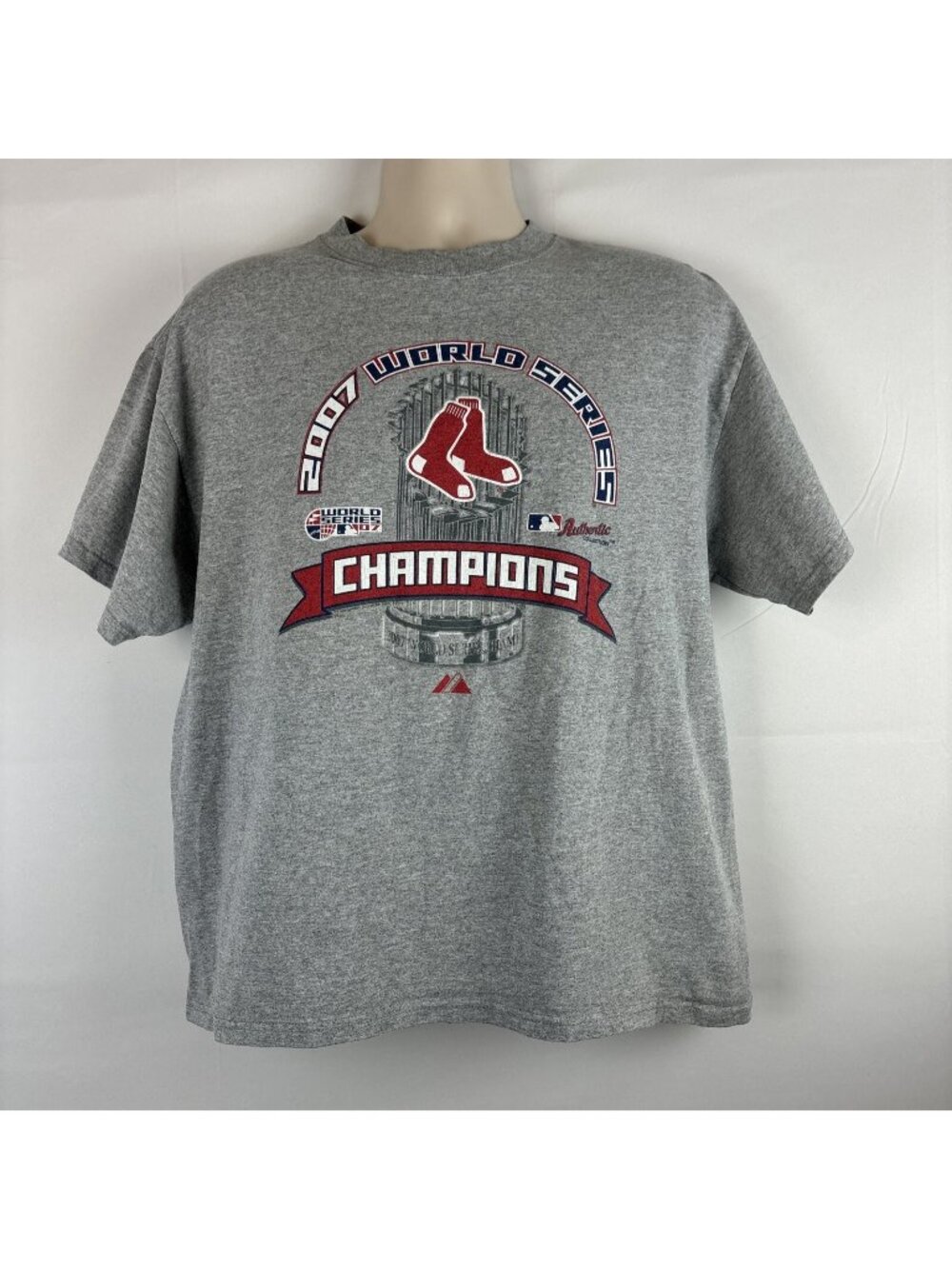 2007 world series championship Boston Red Sox mens XL tshirt